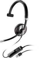 Plantronics Blackwire C710 Headset Mono - USB - Wired/Wireless - Bluetooth - 20 Hz - 20 kHz - Over-The-Head - Monaural - Semi-Open - Noise Cancelling Microphone