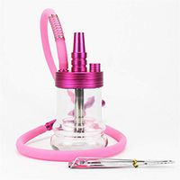 Hookah Set - Portable Glass Hookah - Shisha with Storage Bag