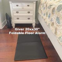 Advanced Technology 20"x30" Folding Floor Mat Fall Alarm with Rip Cord Fall Alert and Pressure Sensitive Mat, Caregiver Alarm by Giver