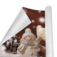 Gift Wrapping Paper Roll Christmas Horse Sowflake for Birthday,Holiday,Wedding,Baby Shower Gift Wrap - 3Rolls - 58inch x 23inchPerRoll