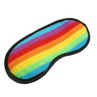 Ayygift Hot Sale Rainbow Color Eyepatch Eye-shade Cotton Eye Protection Cover Sleep Mask (Rainbow-2pcs)