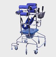 TX Adjustable Medical Cruiser Rollator Walker Training Equipment Rehabilitation Device for Elderly,Blue,Female