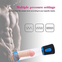 Relaxation Tools Enlargement 12inch P-ênis Pump for Men Handheld Toy Black Manual Operating Device Vacuum Pump Men Handheld Toy P-ênisgrowth Pump Electric P-ênisêxtender Length Device for Men Handheld