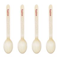 Dress My Cupcake Natural Wood Candy 200-Pack Buffet Spoons DIY Kit, Eggless, Red