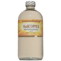 MediCOPPER - True Colloidal Copper - 500 mL (16.9 Fl Oz) Clear Glass Bottle