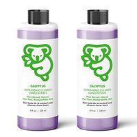 Calyptus Ultrasonic Jewelry Cleaner Concentrate | 100% Natural, Non-Toxic, and Safe | Diamond, Gemstone, Gold, Silver, and Eyeglass Sonic Cleaning Solution | 72 Machine Refills, 16 Ounces
