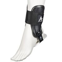 Active Ankle T2 Ankle Brace, Rigid Ankle Stabilizer for Protection & Sprain Support for Volleyball, Cheerleading, Ankle Compression Braces for Men & Women, Black, Large