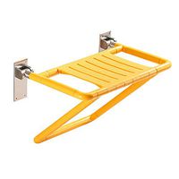 XH Foldable Bath Chair Loadable 661lb, Non-Slip Comfort Seat Plate Stainless Steel Invisible Armrest, Suitable for The Elderly, Disabled and Pregnant Women