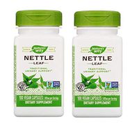 Nature's Way Nettle Leaf 870 Milligrams for Traditional Urinary Support as a Dietary Supplement (100 Vegan Capsules) Pack of 2