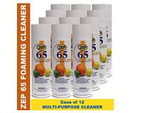 Zep 65 Foaming Citrus Multi-Purpose Cleaner 3701 (Case of 12) Great for Around The House Streak Free Clean