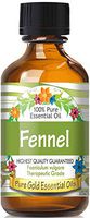 Pure Gold Fennel Essential Oil, 100% Natural & Undiluted, 60ml