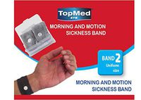 Top Med Sea-Band Adult Wristband Natural Nausea Anti-Nausea Acupressure Motion Sickness Wristband