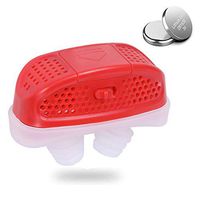 Anti Snoring Devices,Third Perfect Upgrade 3 in 1 Nose Vents Plugs Snoring Solution & Air Purifier~It Lasted All Night,PM2.5 Filter for Easing Breathing and Comfortable Good（Free Battery） (Red)