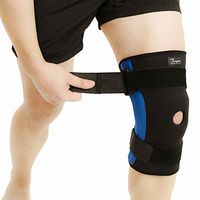 Knee Support Brace for Men and Women - Zeegler Orthosis Premium Sleeve with Double Side Patella Stabilizer - Relieves Tendonitis, Jumpers Knee, ACL (Large)