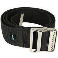 Vive Gait Belt (60 Inch) - Transfer Assist Device for Seniors, Elderly, Pediatric, Bariatric, Occupational and Physical Therapy - Medical Nursing Safety Long Gate Strap with Quick Release Metal Buckle