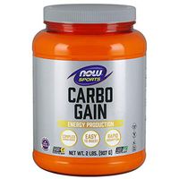 NOW Sports Nutrition, Carbo Gain Powder (Maltodextrin), Rapid Absorption, Energy Production, 2-Pound