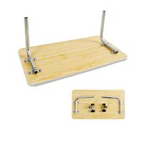 Fityle Thick Wood Wheelchair Lap Tray, Wheelchair Tray, Wheelchair Table for Eating Reading Writing for Most Standard Wheelchair, Durable