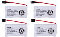 Axiom 4-Pack Rechargeable Battery for Uniden DECT 6.0 BT-1007, BT-904, BT-1015