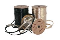 Raffia Gift Wrap Ribbon Bundle (Pearlized Black/Taupe/Ivory)