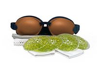 Tranquileyes Warm Compress with Microwavable Beads for Moderate Dry Eye Relief (Bronze)