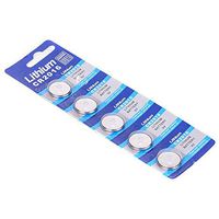 LINKICH 5Pcs 3V Lithium Coin Cell Button Batteries CR2016 Cell Batterries Low Carbon for Watch Remote