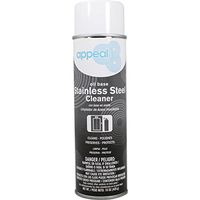 Appeal APP12728 Oil-Based Stainless Steel Polish & Cleaner, Clear, Lemon Scent, 15 Oz. - 2476959
