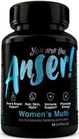Anser Once Daily Women's Multivitamin by Tia Mowry with Full B-Complex Vitamins - Hair, Skin & Nail Support - Promotes Energy -Bone, Breast & Immune Support -Digestive Blend for Stomach Comfort 14ct
