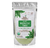 Super Organics Moringa Leaf Powder | Organic Superfood Powder | Raw Superfoods | Whole Food Supplement | Good Source of Iron – Vegan, Non-GMO & Gluten-Free, 8 oz