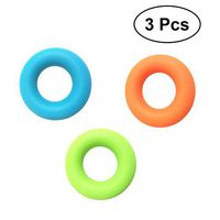 Healifty Grip Hand Exerciser 3PCS Hand Grip Finger Forearm Strength Trainers Exercisers 3 Levels in Different Colors (Green 30 pounds & Blue 40 pounds & Orange 50pounds)