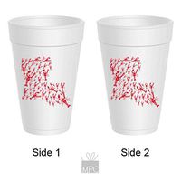 Crawfish Styrofoam Cups - Louisiana Crawfish