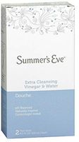 Summer's Eve Extra Cleansing Vinegar & Water Douche 2 Each (Pack of 6)