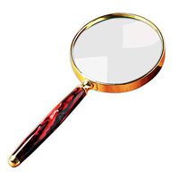10X Handheld Magnifier 80mm HD Optical White Glass Lens Portable Child Senior Reading Mobile Repair Magnifying Glass,2
