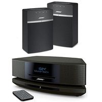 Bose Wave SoundTouch IV - Espresso Black & SoundTouch 10 x 2 Starter Pack - Black Bundle Multiroom Wi-Fi Music Systems