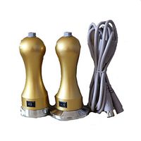 DDS Bio Electric Massage Therapy Accessory -Heated Head Massage Probe Tool Set (2 Sizes with Wires) for use with Hebei Hualin Acid-Base Equilibrium Machine