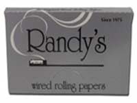 Randy's Classic Silver All Natural Cigarette Rolling Papers With Wire by Classic Silver