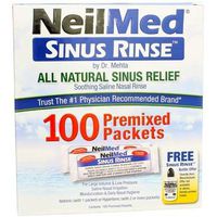 NeilMed Sinus Rinse Premixed Packets, 100 ct, Pack of 5