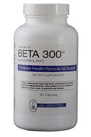 Beta 300 for Prostate Health and Prostate Support - Combine with Saw Palmetto - Triple The Power 300 milligrams Beta Sitosterol, Selenium, Zinc 60 Caps - 100% Natural Prostate Support Beta Prosturol