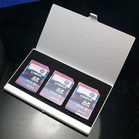 SD TF Memory Card Aluminium Alloy Storage Case