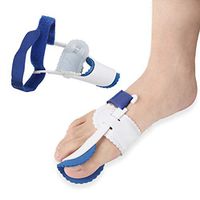 Healifty Hallux Corrector Toes Separator 1 Pair (Blue)
