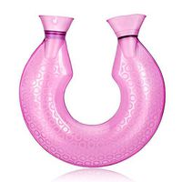 U-Shaped Hot Water Bag,Hot Water Bottle Premium Rubber for Cramps and Pain Relief with Covers Quick Pain Relief and Comfort Essential Winter Products