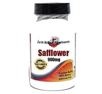 Safflower 900mg * 100 Caps 100% Natural - by EarhNaturalSupplements