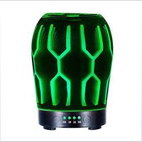 CWH&WEN Essential Oil Diffuser,100Ml Wood Grain Aroma Diffuser,7Colors LED Lights Auto Shut Off,Cool Mist Ultrasonic Humidifier,for Office Home Baby Bedroom Yoga Spa