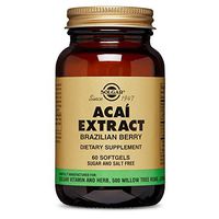 Solgar Acai Extract Softgels, Brazilian Berry, 60 Count
