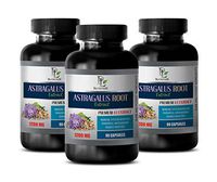 Immune Support multivitamin - Astragalus Root 1200 MG - Premium 4:1 Extract - Kidney Support and Detox - 3 Bottles 270 Capsules