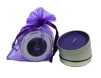 Pelindaba Lavender Aromatherapy Tin Candle - Soy & 100% Organic Lavender Essential Oil