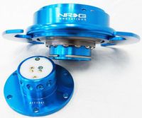 NRG Steering Wheel Quick Release Kit - Gen 3.0 - New Blue w/ New Blue Ring - Part # SRK-650NB by NRG Innovations