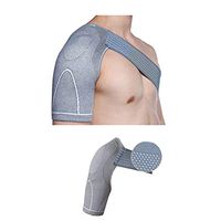 Shoulder Back Brace - Reusable Wrap, Hot Therapy - Immobilizer Compression Stability Support for Tendonitis, Dislocated Joint, Left and Right Rotator Cuff Arm Pain Relief,XXL