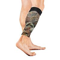 Calf Guard Sleeves Horror Scary Monster Sports Calves Guards Sleeves for Running, Basketball, Baseball, Football