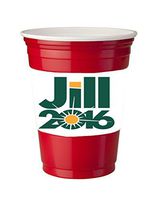 4 Pack of Vinyl Decal Stickers for Disposable Cups/Jill For President 2016