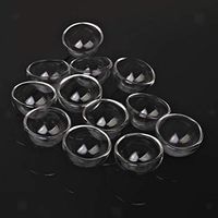 10PCS Clear Hemisphere Glass Bottle Ring Pendant Locket 25mm DIY Accessory Prom Woman Beautiful For gift Lovely Cheap Women Aesthetic Fashionable Comfortable